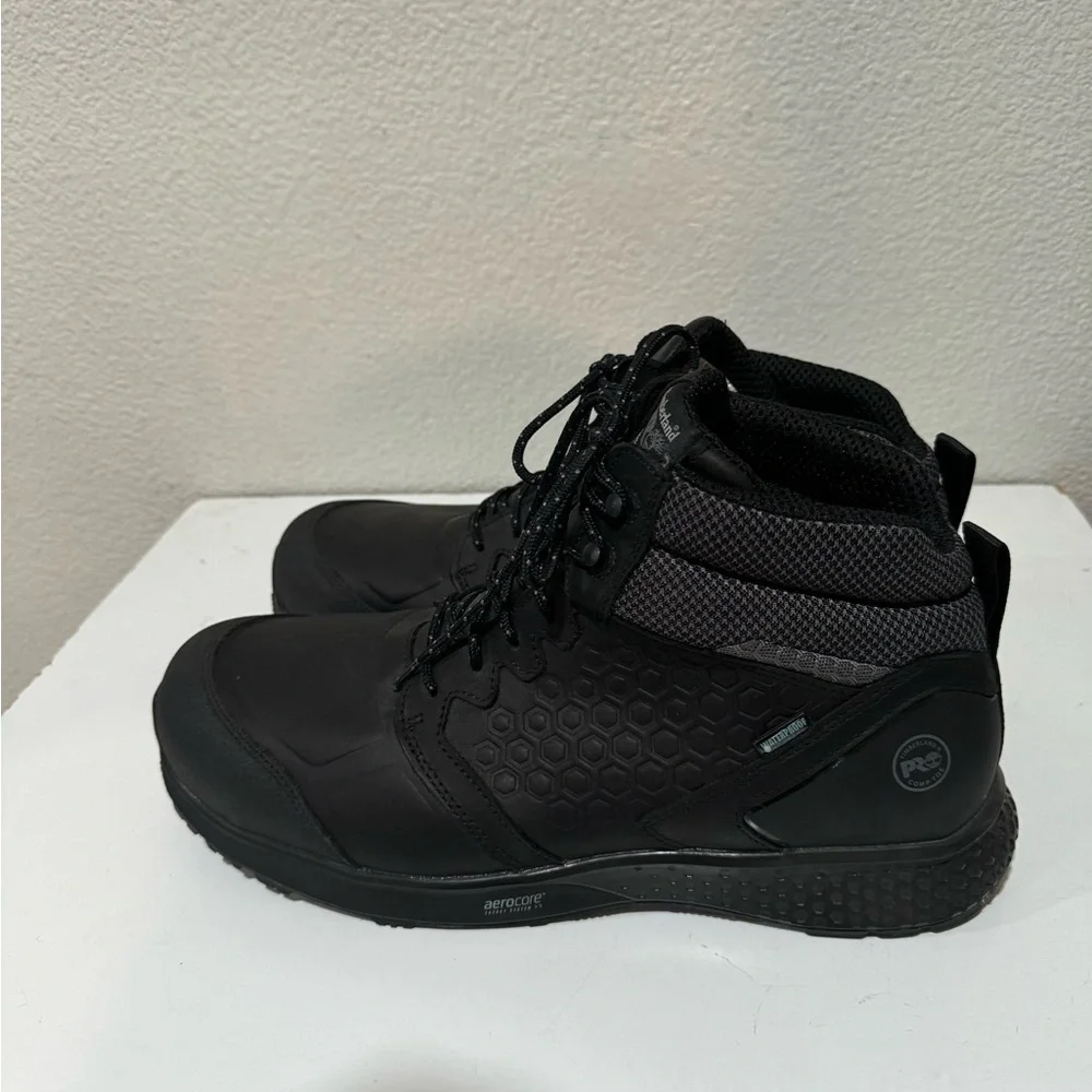 TIMBERLAND Men's Reaxion Composite Toe Waterproof Work Sneaker Size 15W